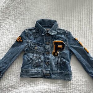 Ralph Lauren Kids Denim Jacket with Tiger patch